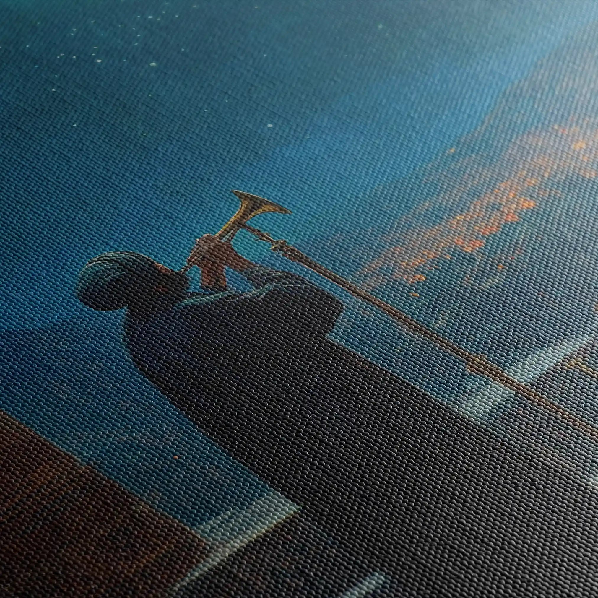 Orientalist 058 Canvas Art 90 x 60 cm / Stretched on hidden frame