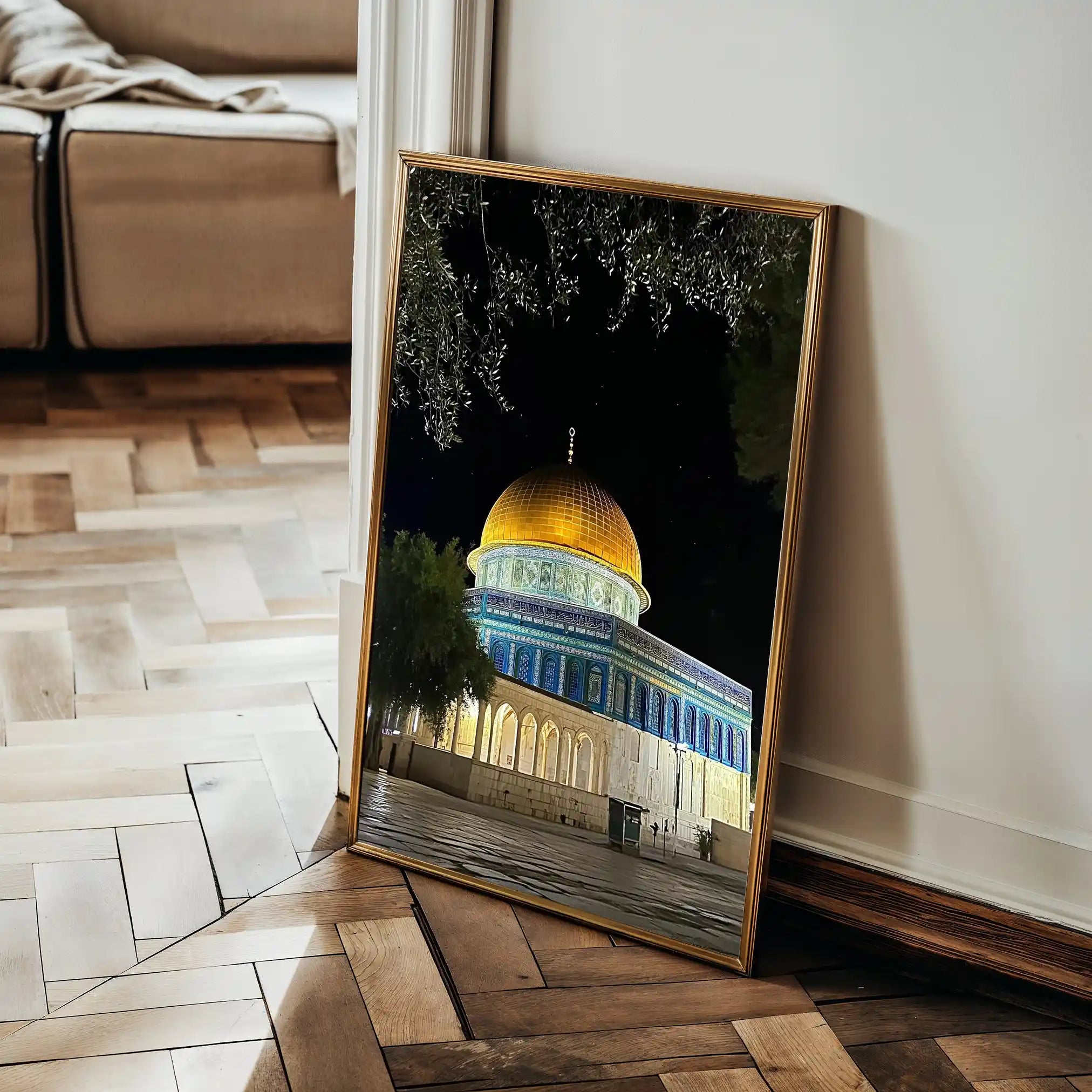 Palestine 058 Canvas Art 90 x 60 cm / Stretched on hidden frame