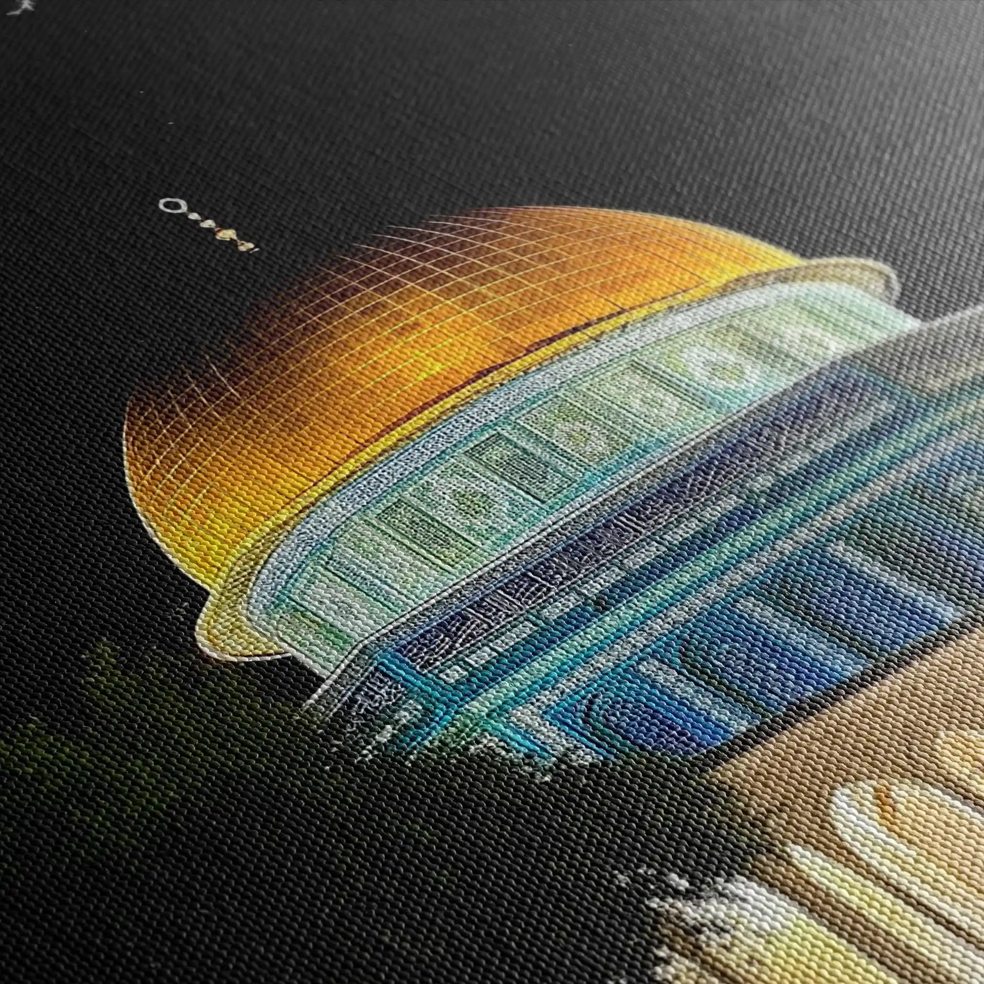 Palestine 058 Canvas Art 90 x 60 cm / Stretched on hidden frame