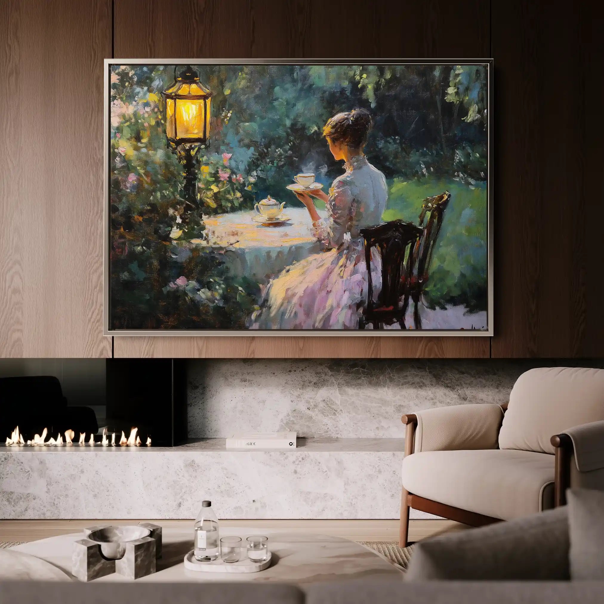Classic 059 Canvas Art 90 x 60 cm / Stretched on hidden frame
