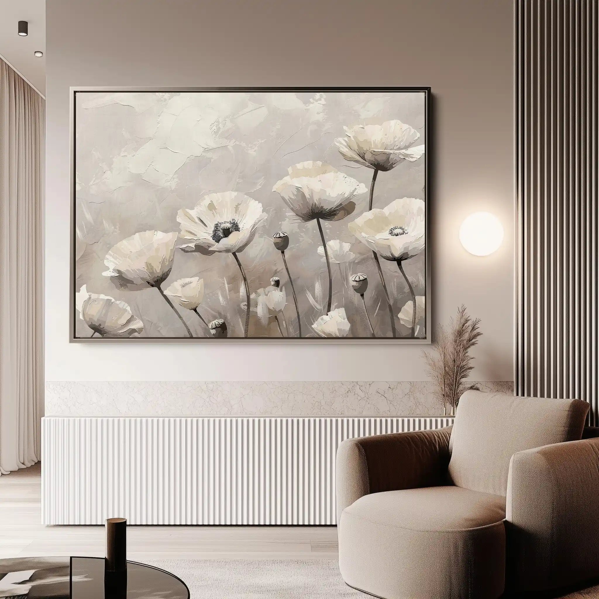 Floral Canvas Wall Art WAD059-F 90 x 60 cm / Stretched on hidden frame