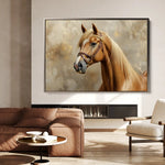 Horses 059 Canvas Art 90 x 60 cm / Stretched on hidden frame