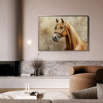 Horses 059 Canvas Art 90 x 60 cm / Stretched on hidden frame