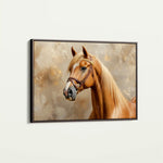 Horses 059 Canvas Art 90 x 60 cm / Stretched on hidden frame