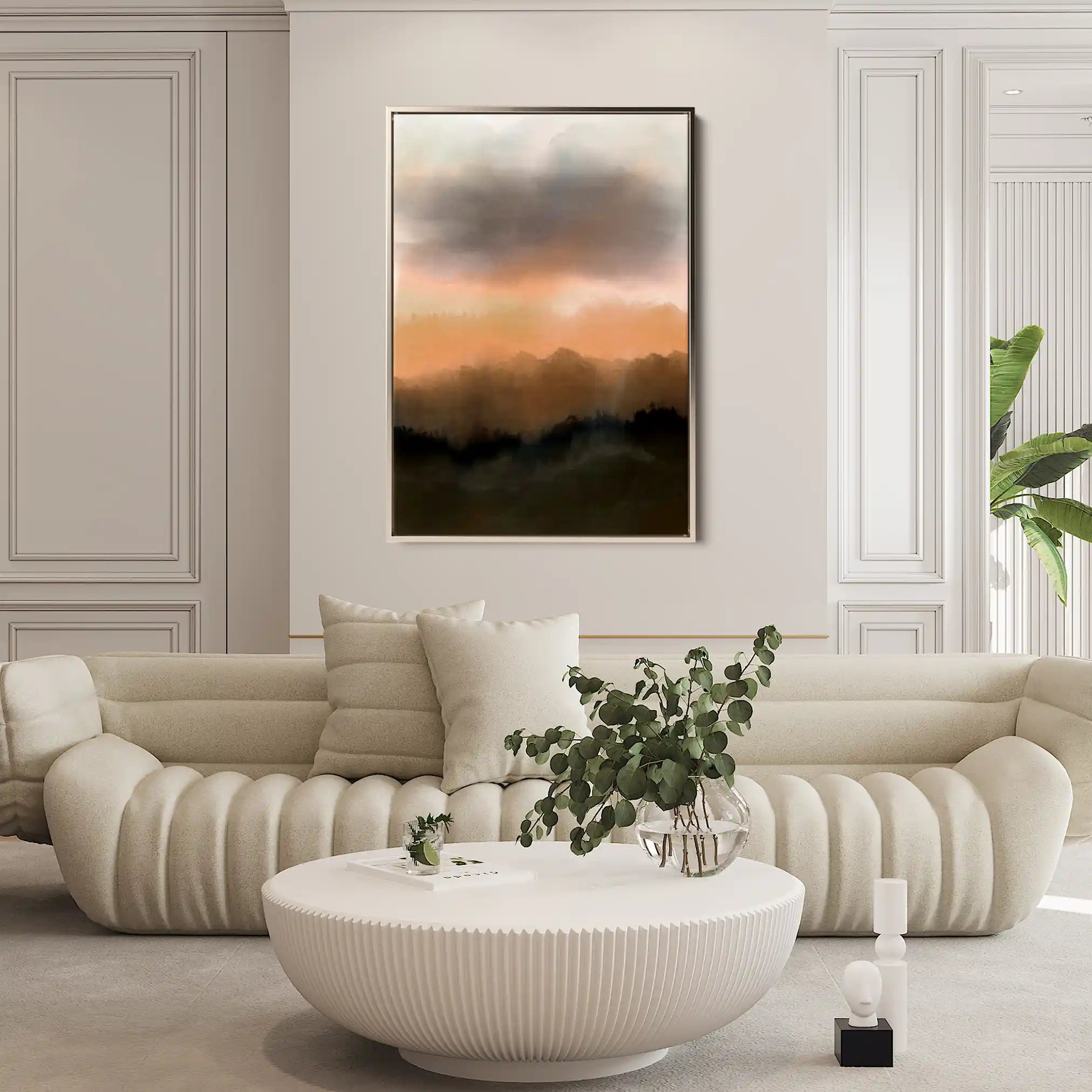 Landscape 059 Canvas Art 90 x 60 cm / Stretched on hidden frame