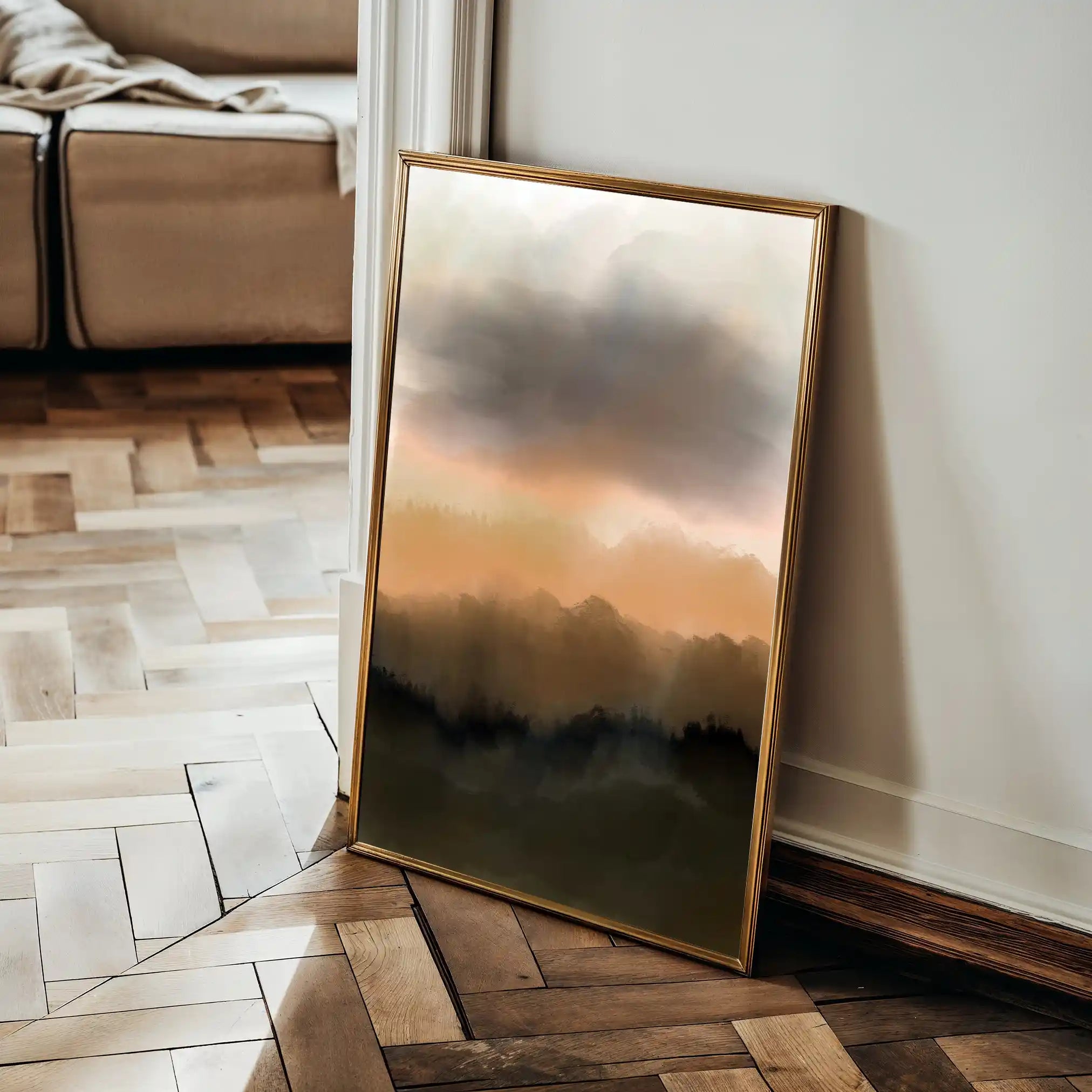 Landscape 059 Canvas Art 90 x 60 cm / Stretched on hidden frame