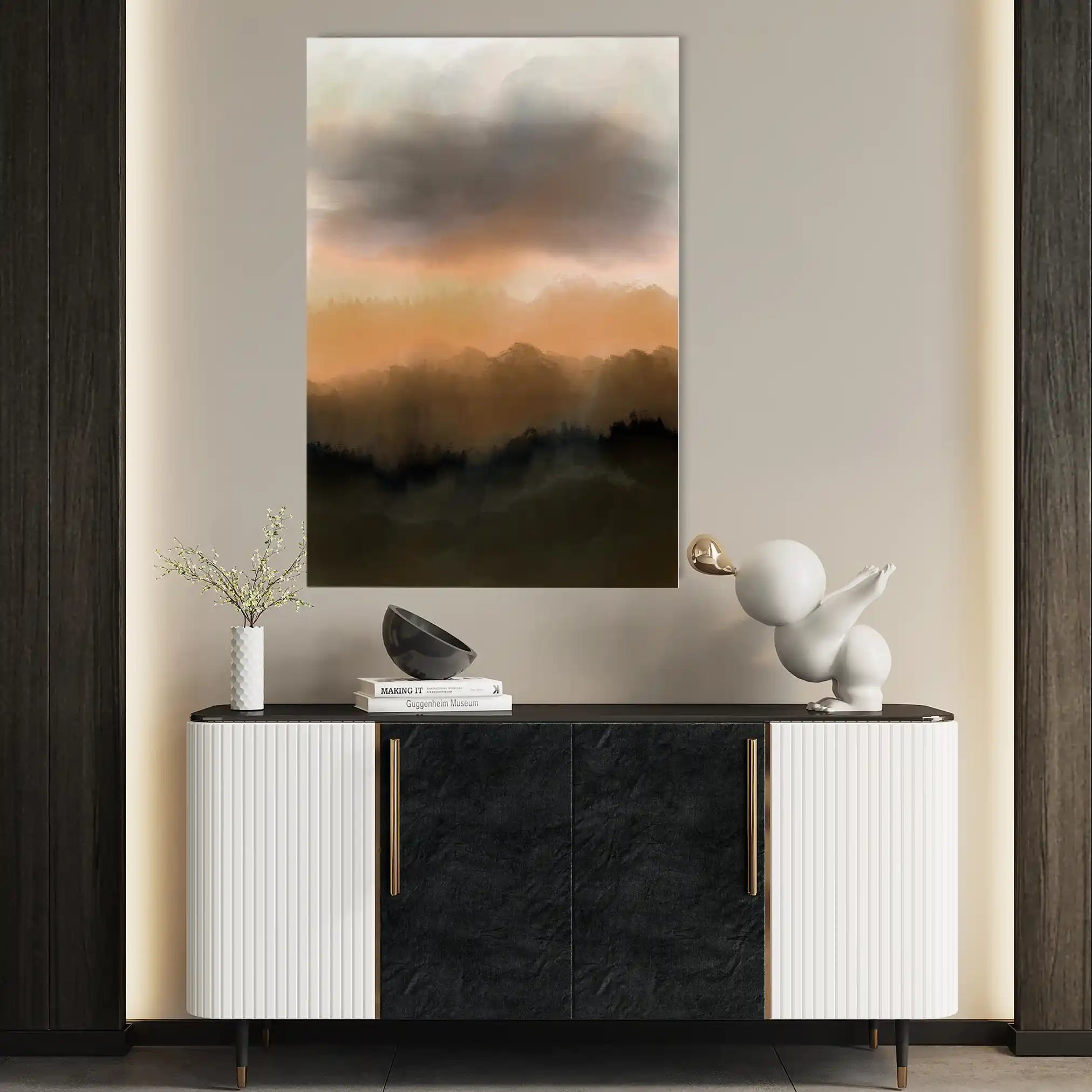 Landscape 059 Canvas Art 90 x 60 cm / Stretched on hidden frame