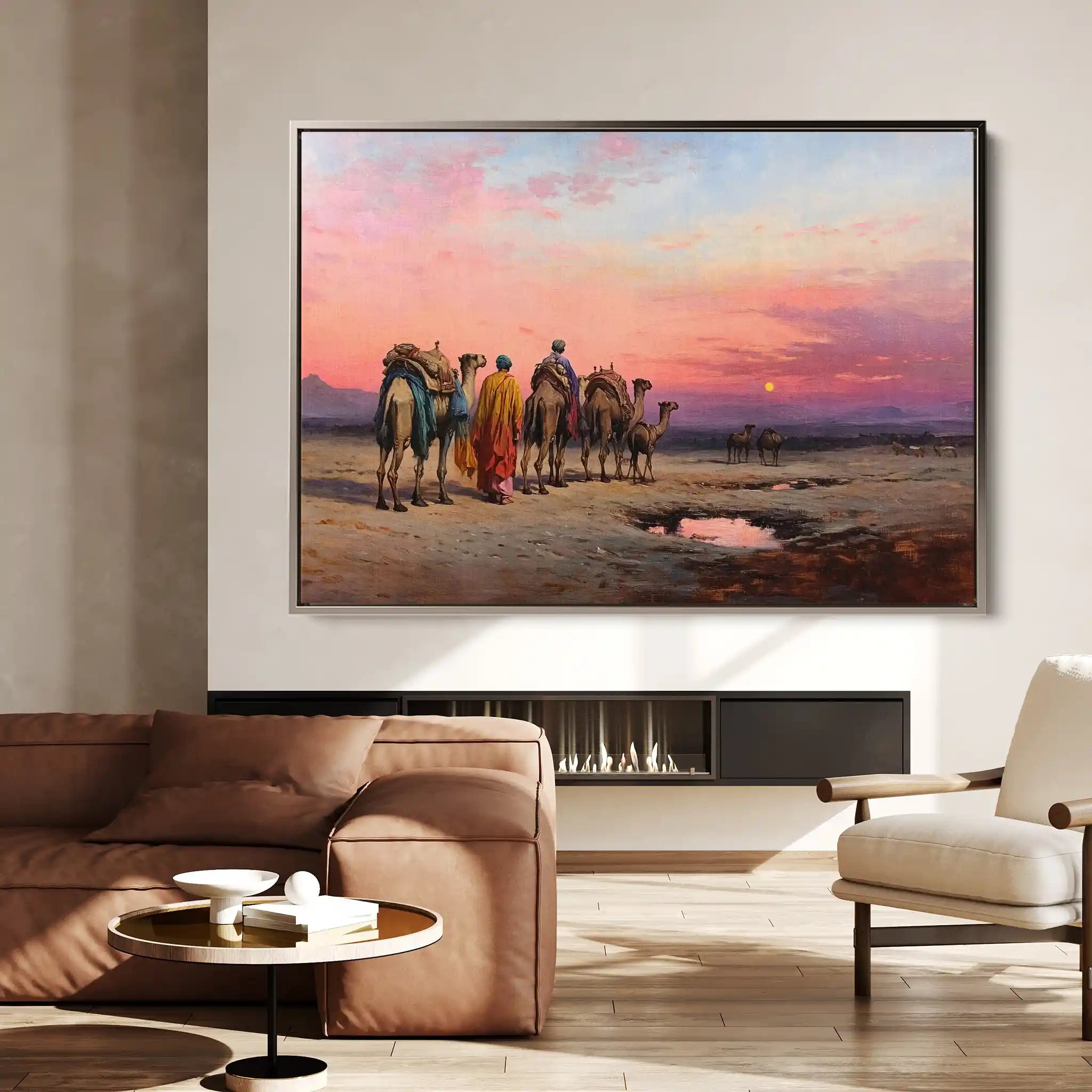 Orientalist 059 Canvas Art 90 x 60 cm / Stretched on hidden frame