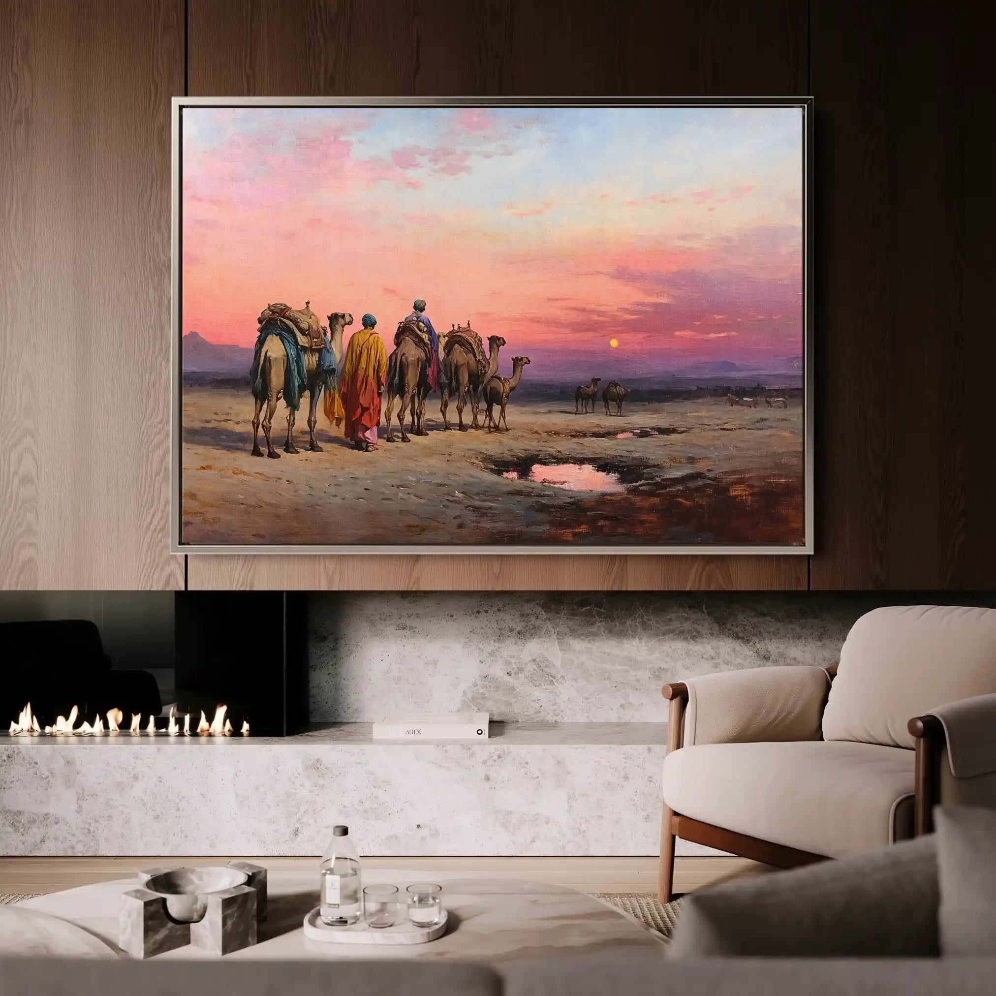Orientalist 059 Canvas Art 90 x 60 cm / Stretched on hidden frame