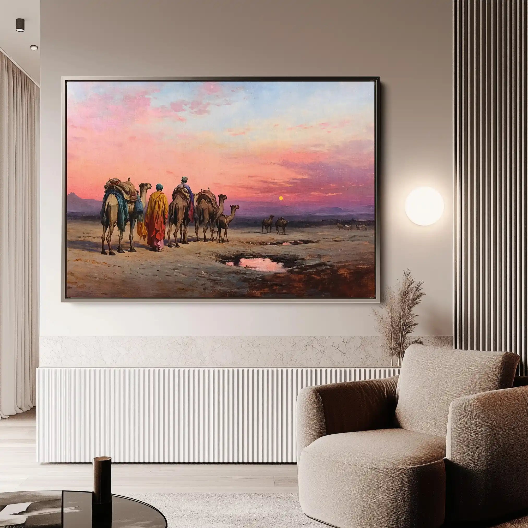 Orientalist 059 Canvas Art 90 x 60 cm / Stretched on hidden frame