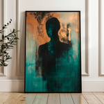 Portrait 059 Canvas Art 90 x 60 cm / Stretched on hidden frame