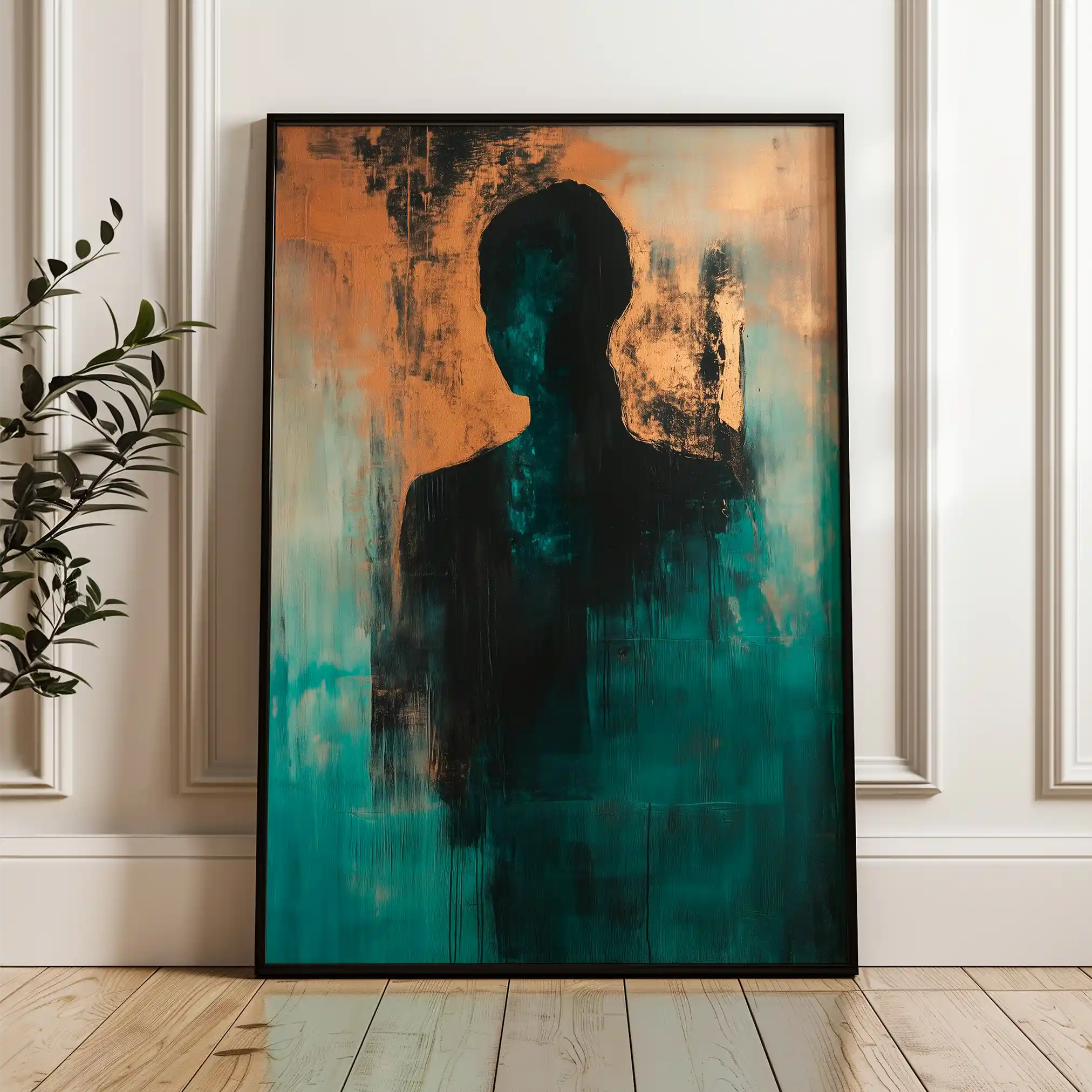 Portrait 059 Canvas Art 90 x 60 cm / Stretched on hidden frame