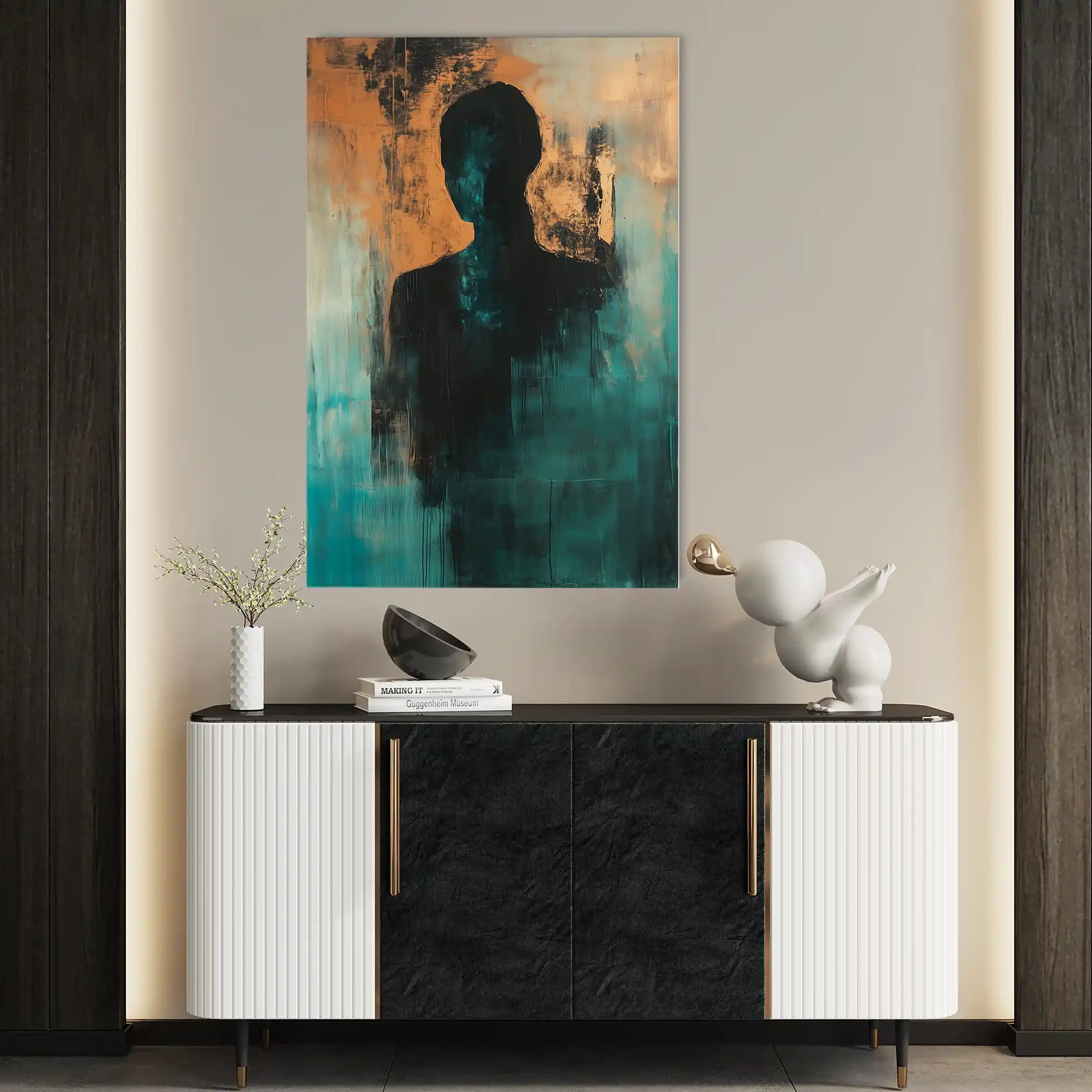 Portrait 059 Canvas Art 90 x 60 cm / Stretched on hidden frame