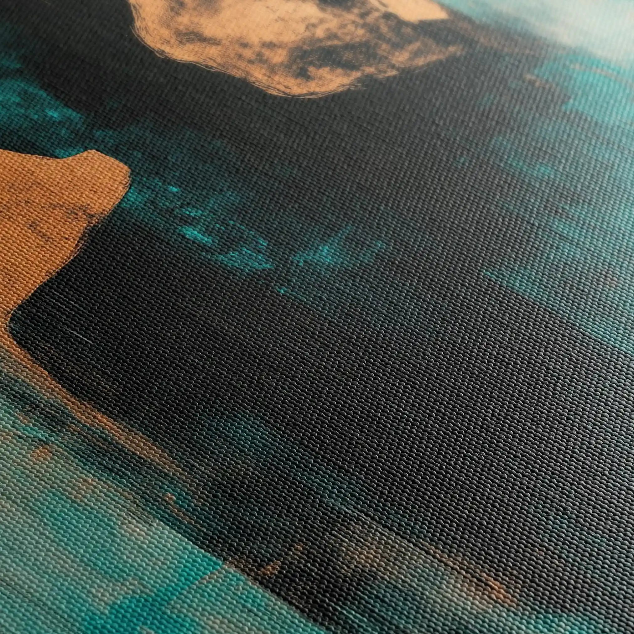 Portrait 059 Canvas Art 90 x 60 cm / Stretched on hidden frame