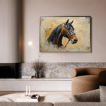 Horses 060 Canvas Art 90 x 60 cm / Stretched on hidden frame