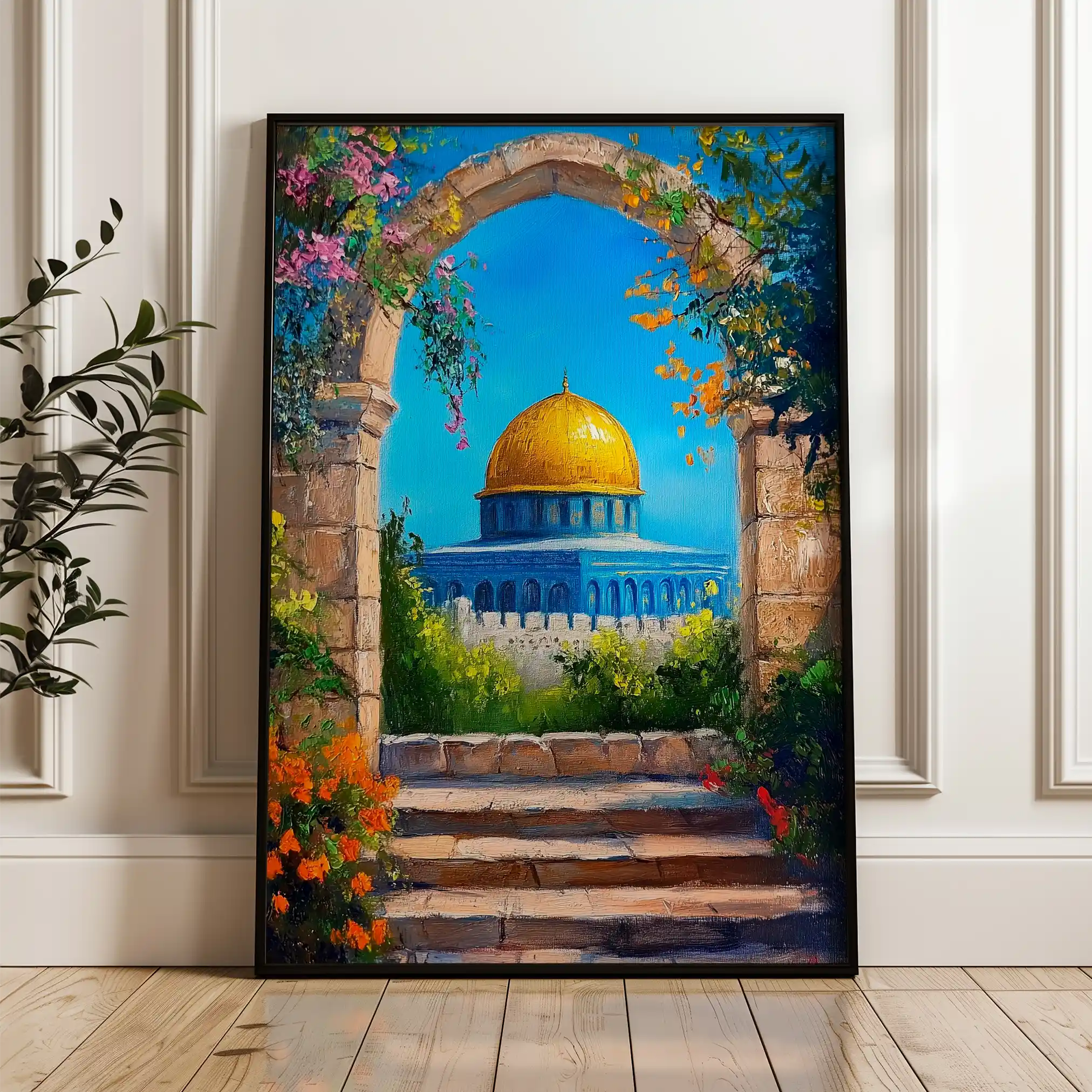 Palestine 060 Canvas Art 90 x 60 cm / Stretched on hidden frame
