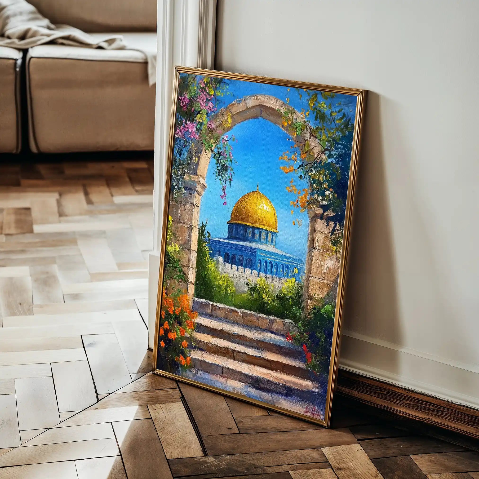 Palestine 060 Canvas Art 90 x 60 cm / Stretched on hidden frame