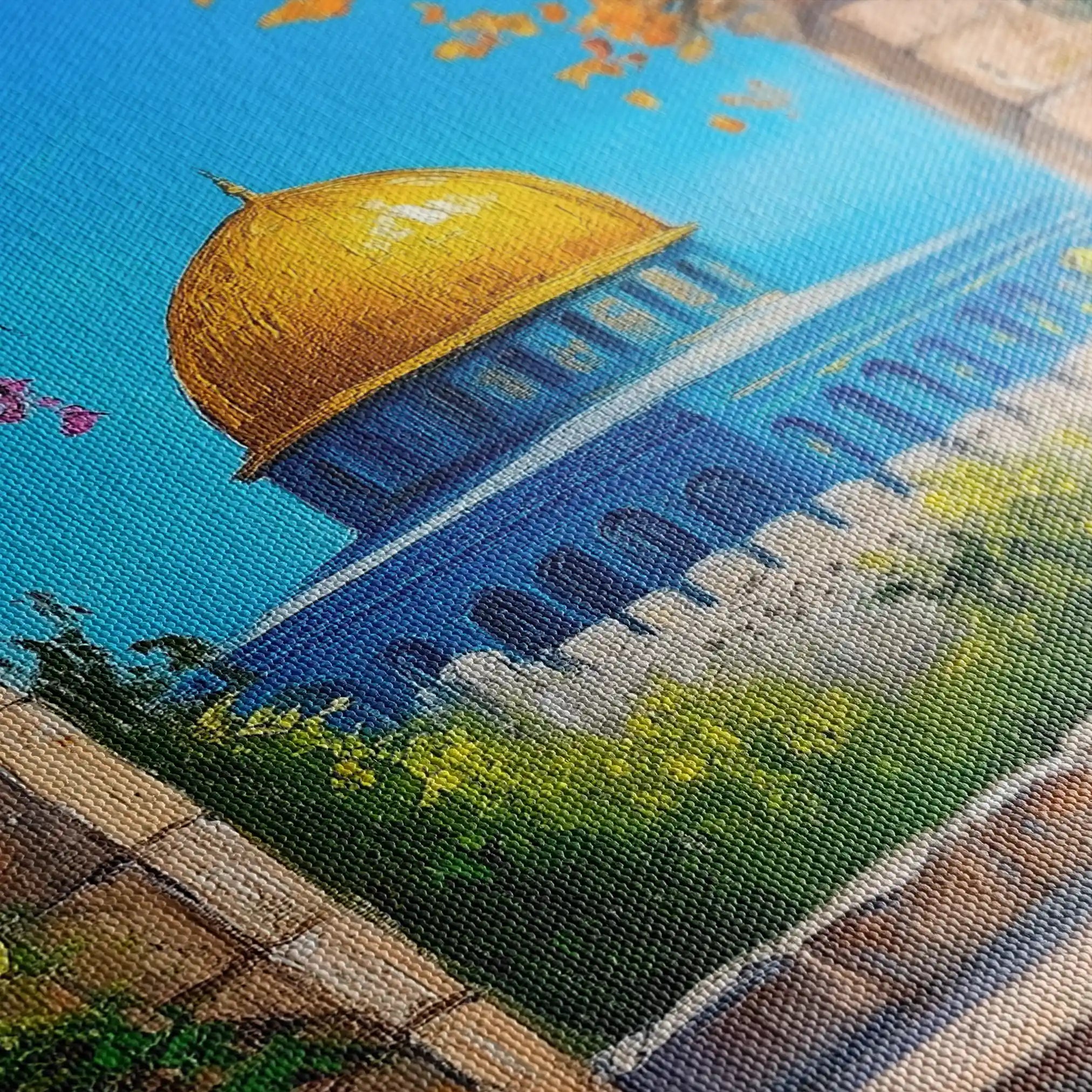 Palestine 060 Canvas Art 90 x 60 cm / Stretched on hidden frame