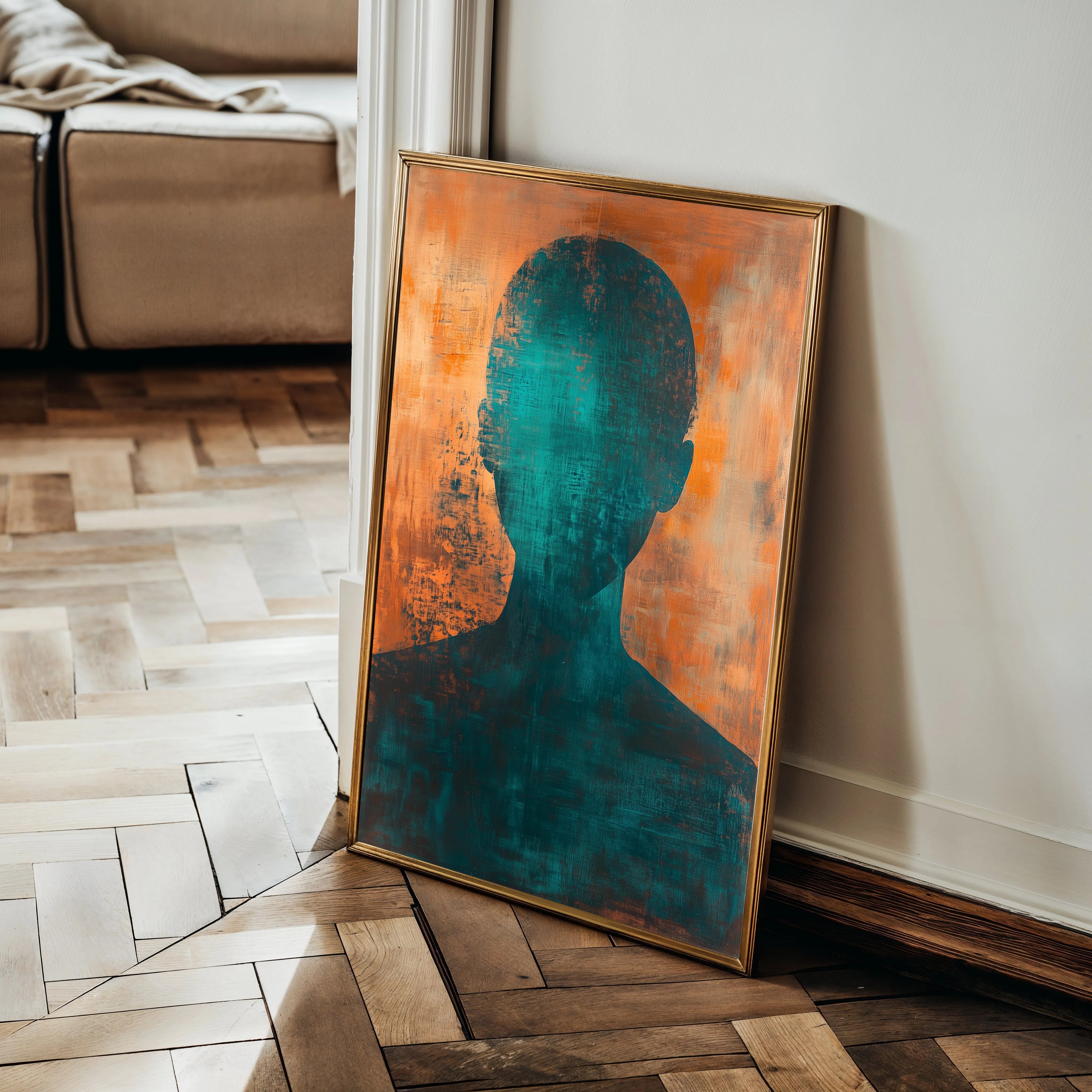 Portrait Canvas Wall Art WAD060-P 90 x 60 cm / Stretched on hidden frame
