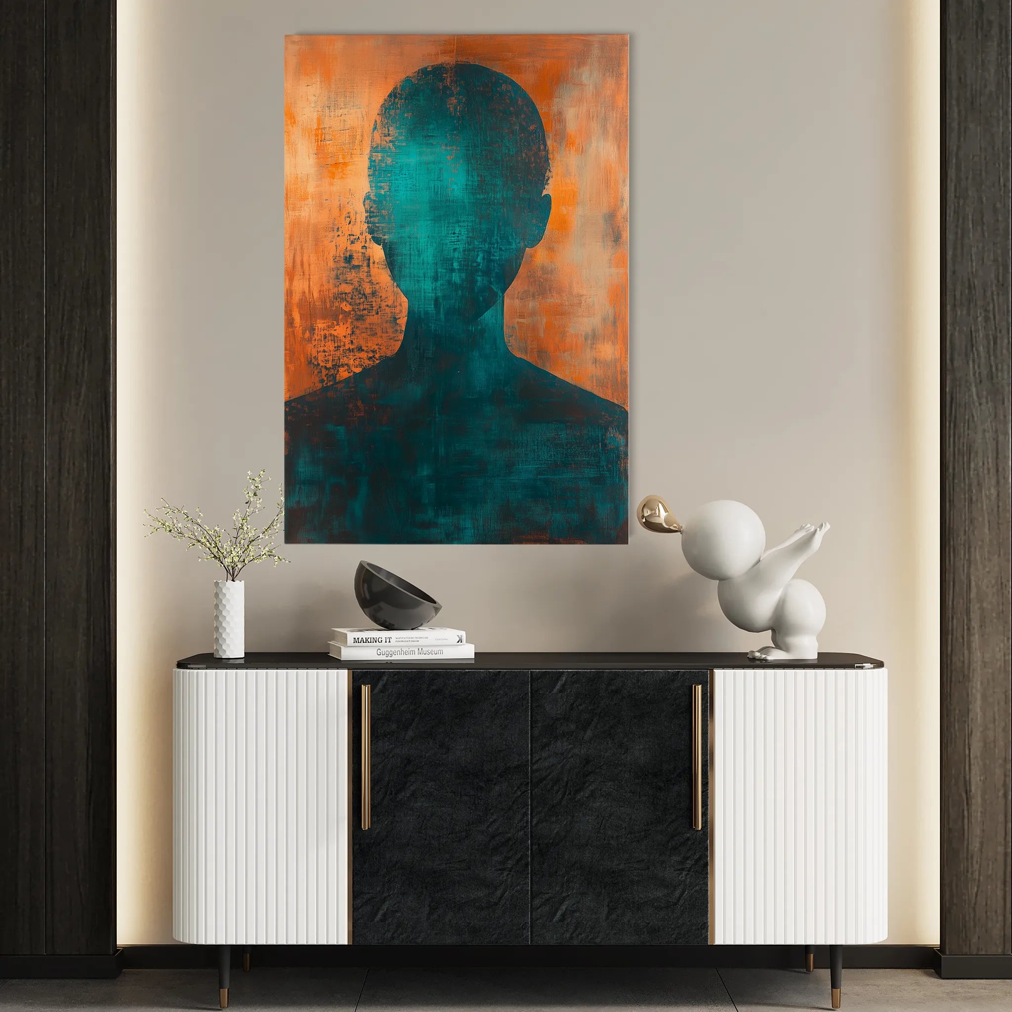 Portrait Canvas Wall Art WAD060-P 90 x 60 cm / Stretched on hidden frame