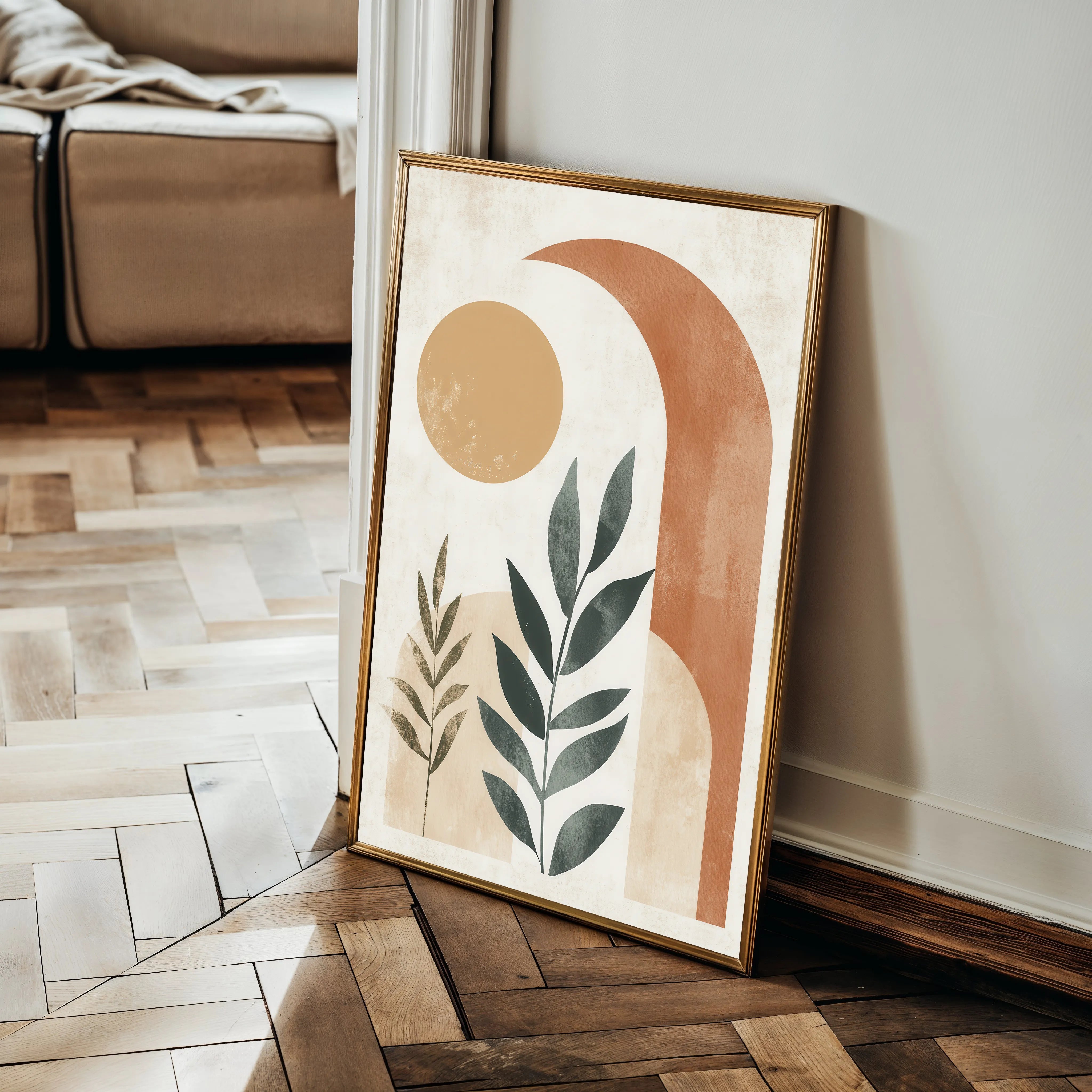 Boho Canvas Wall Art WAD061-BH 90 x 60 cm / Stretched on hidden frame