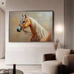 Horses 061 Canvas Art 90 x 60 cm / Stretched on hidden frame