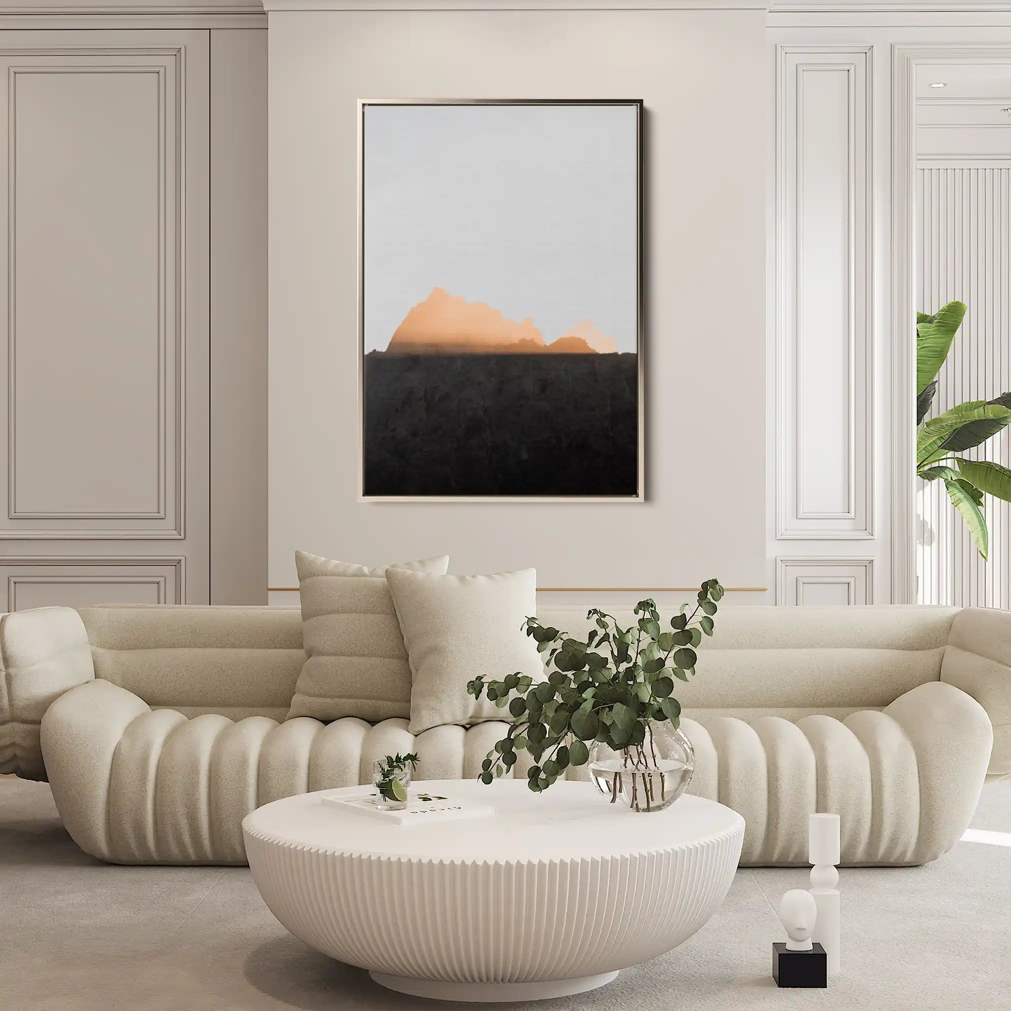 Landscape 061 Canvas Art 90 x 60 cm / Stretched on hidden frame