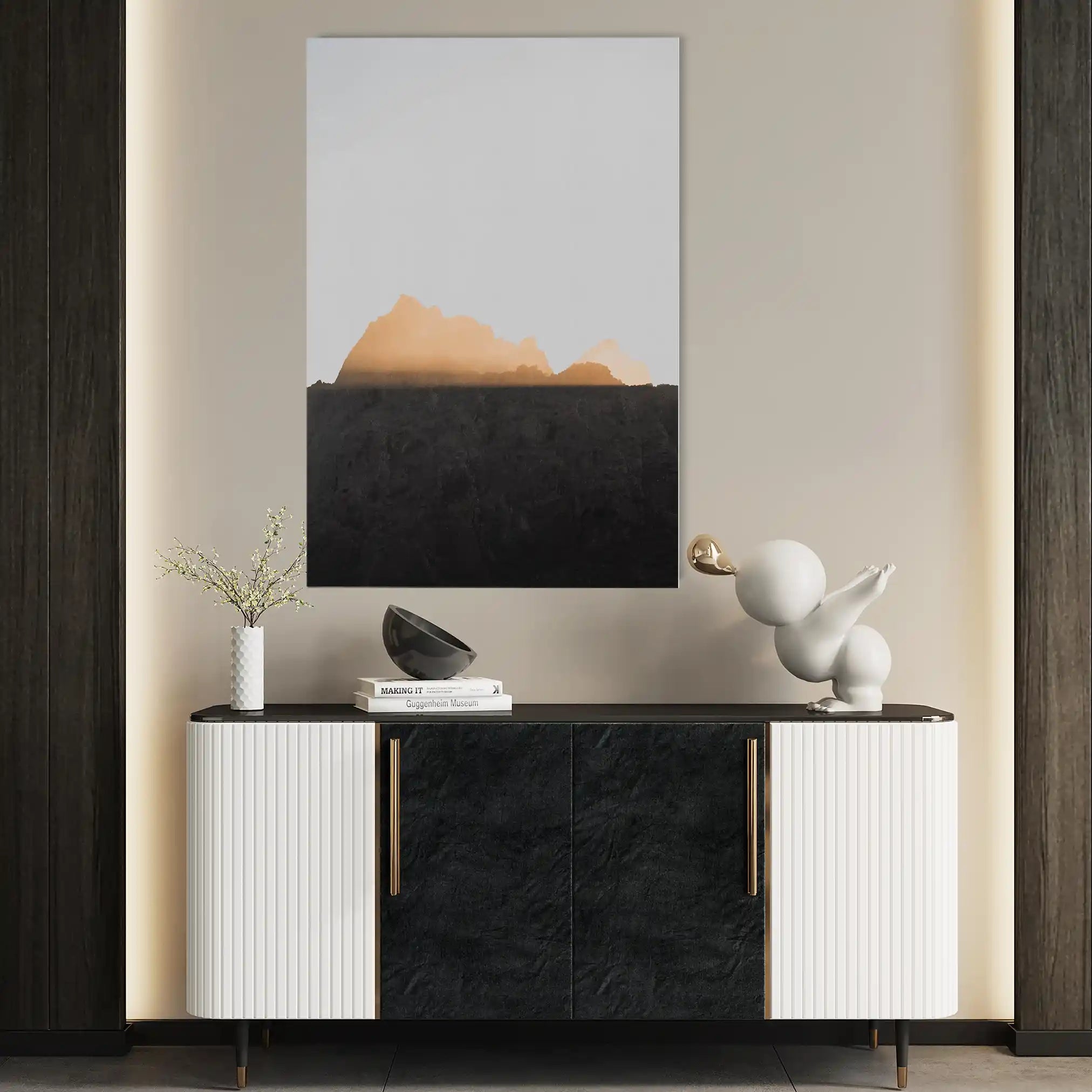 Landscape 061 Canvas Art 90 x 60 cm / Stretched on hidden frame