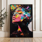 Portrait 061 Canvas Art 90 x 60 cm / Stretched on hidden frame