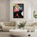 Portrait 061 Canvas Art 90 x 60 cm / Stretched on hidden frame