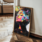 Portrait 061 Canvas Art 90 x 60 cm / Stretched on hidden frame