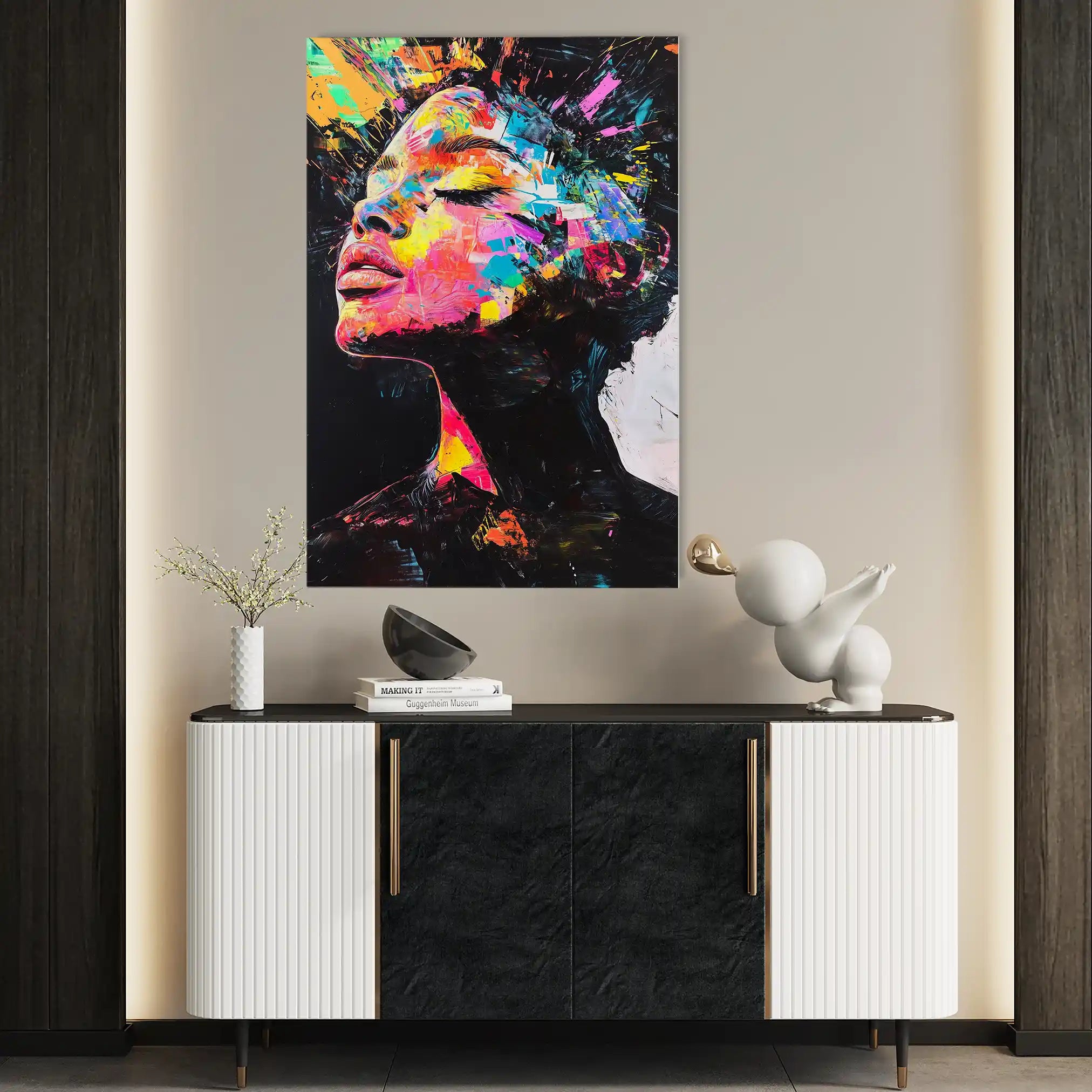 Portrait 061 Canvas Art 90 x 60 cm / Stretched on hidden frame