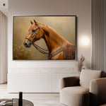 Horses 062 Canvas Art 90 x 60 cm / Stretched on hidden frame