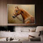 Horses 062 Canvas Art 90 x 60 cm / Stretched on hidden frame