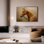 Horses 062 Canvas Art 90 x 60 cm / Stretched on hidden frame