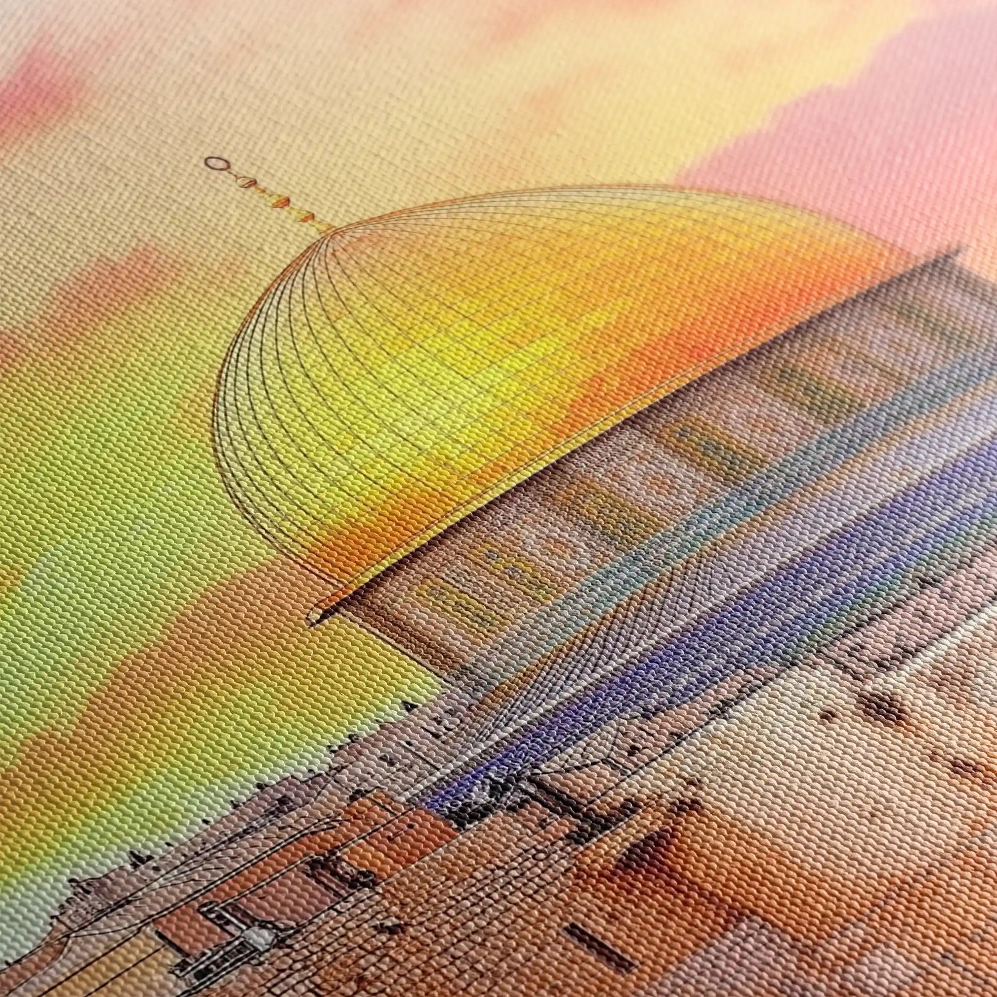 Palestine 062 Canvas Art 90 x 60 cm / Stretched on hidden frame