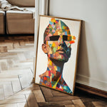 Portrait 062 Canvas Art 90 x 60 cm / Stretched on hidden frame