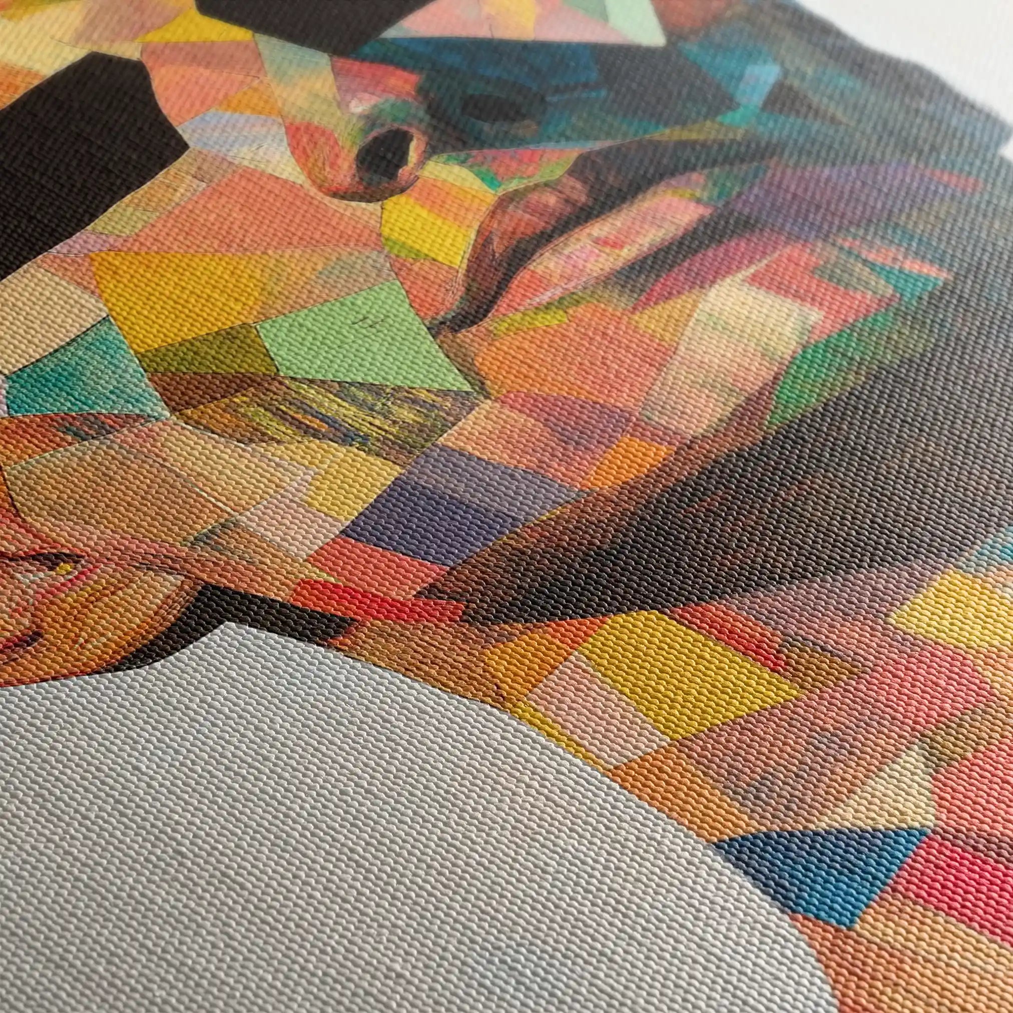 Portrait 062 Canvas Art 90 x 60 cm / Stretched on hidden frame