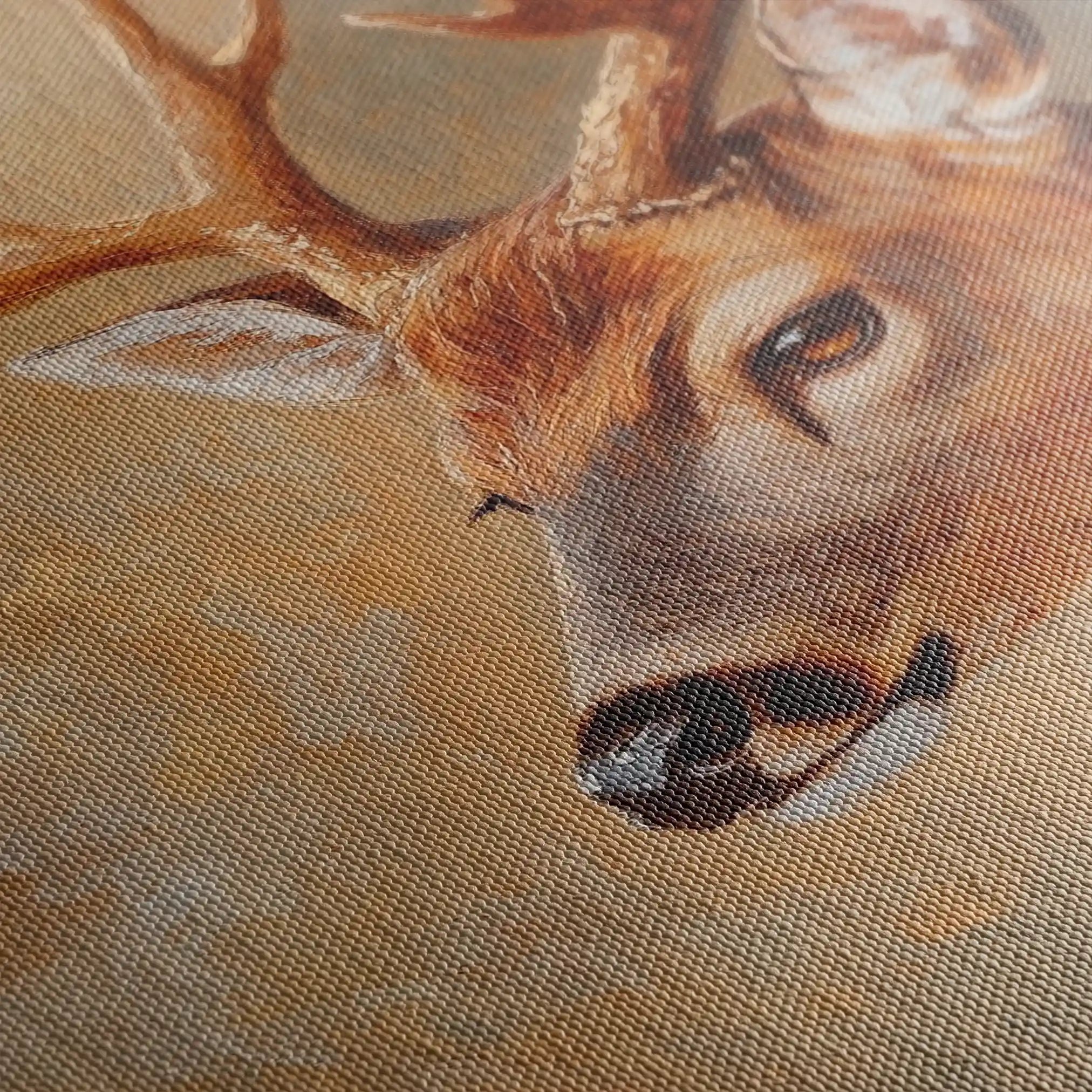 Animals 063 Canvas Art 90 x 60 cm / Stretched on hidden frame