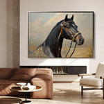 Horses 063 Canvas Art 90 x 60 cm / Stretched on hidden frame