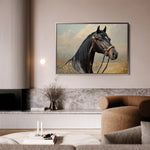 Horses 063 Canvas Art 90 x 60 cm / Stretched on hidden frame