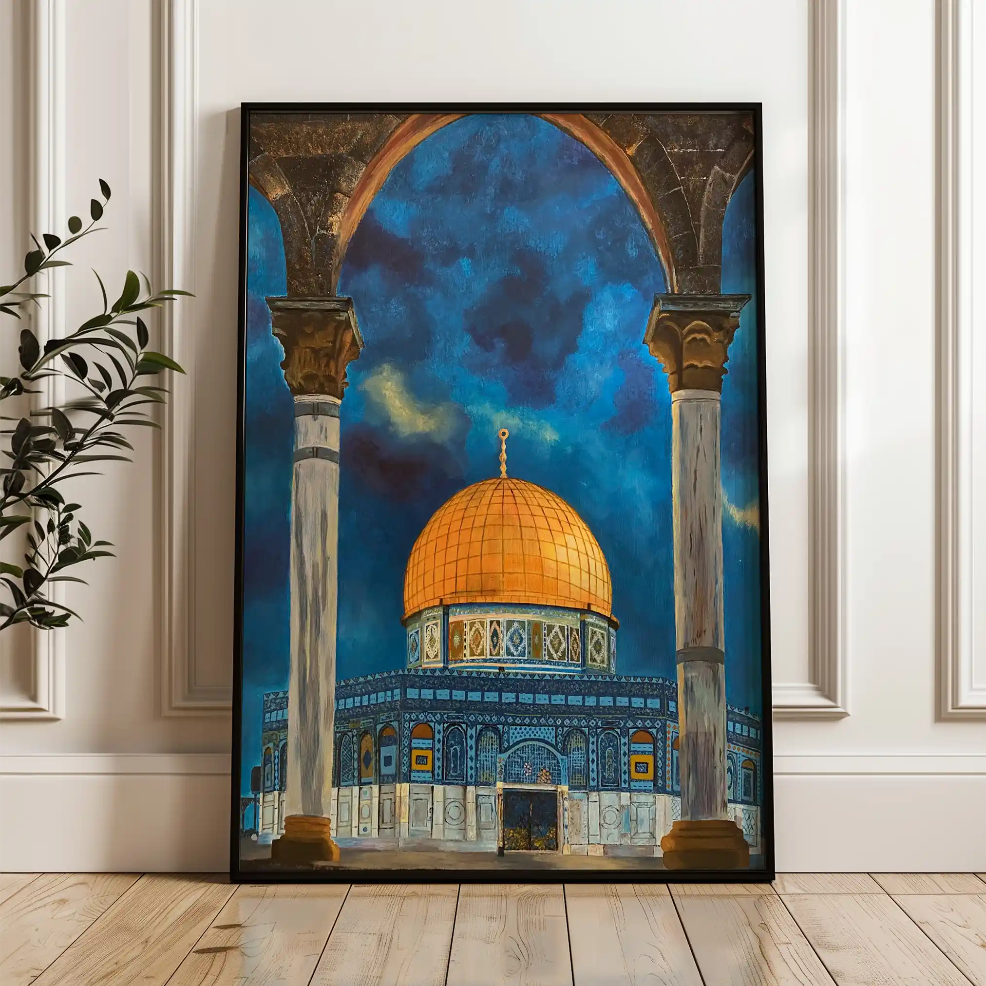 Palestine 063 Canvas Art 90 x 60 cm / Stretched on hidden frame