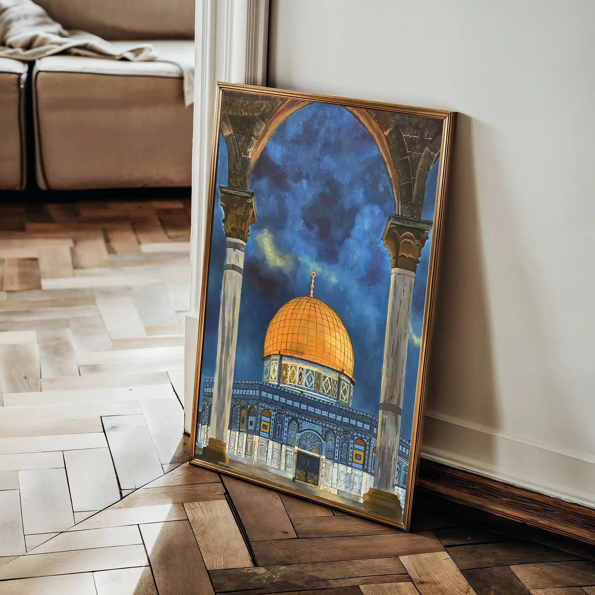 Palestine 063 Canvas Art 90 x 60 cm / Stretched on hidden frame