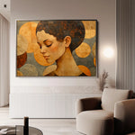 Portrait 063 Canvas Art 90 x 60 cm / Stretched on hidden frame