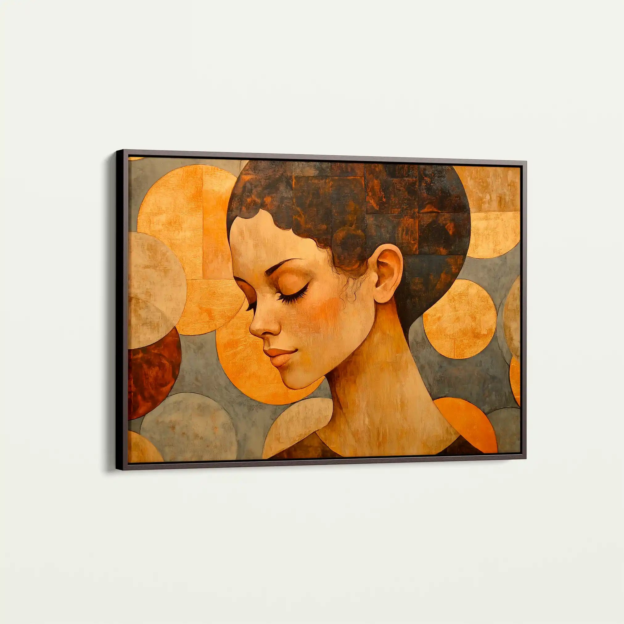 Portrait 063 Canvas Art 90 x 60 cm / Stretched on hidden frame