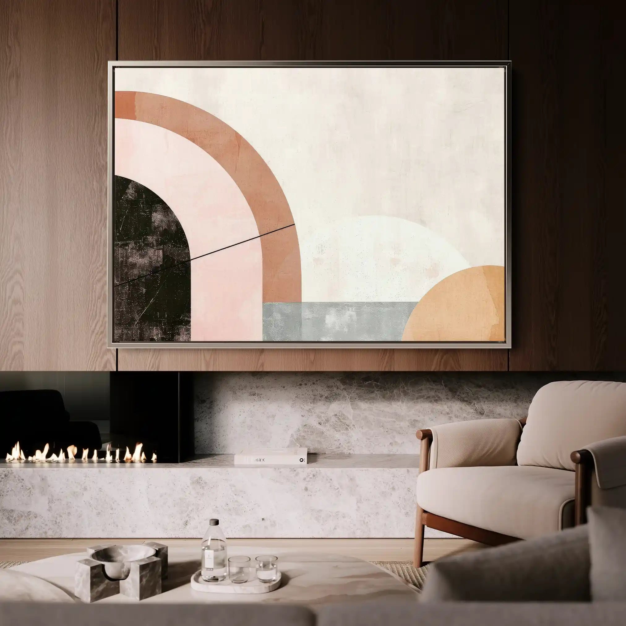 Boho 064 Canvas Art 90 x 60 cm / Stretched on hidden frame