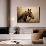 Horses 064 Canvas Art 90 x 60 cm / Stretched on hidden frame