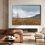 Landscape 064 Canvas Art 90 x 60 cm / Stretched on hidden frame