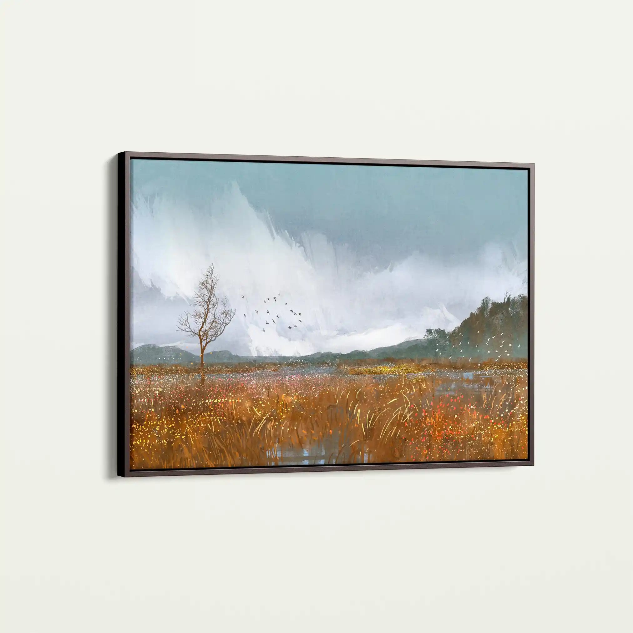 Landscape 064 Canvas Art 90 x 60 cm / Stretched on hidden frame