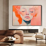 Portrait 064 Canvas Art 90 x 60 cm / Stretched on hidden frame